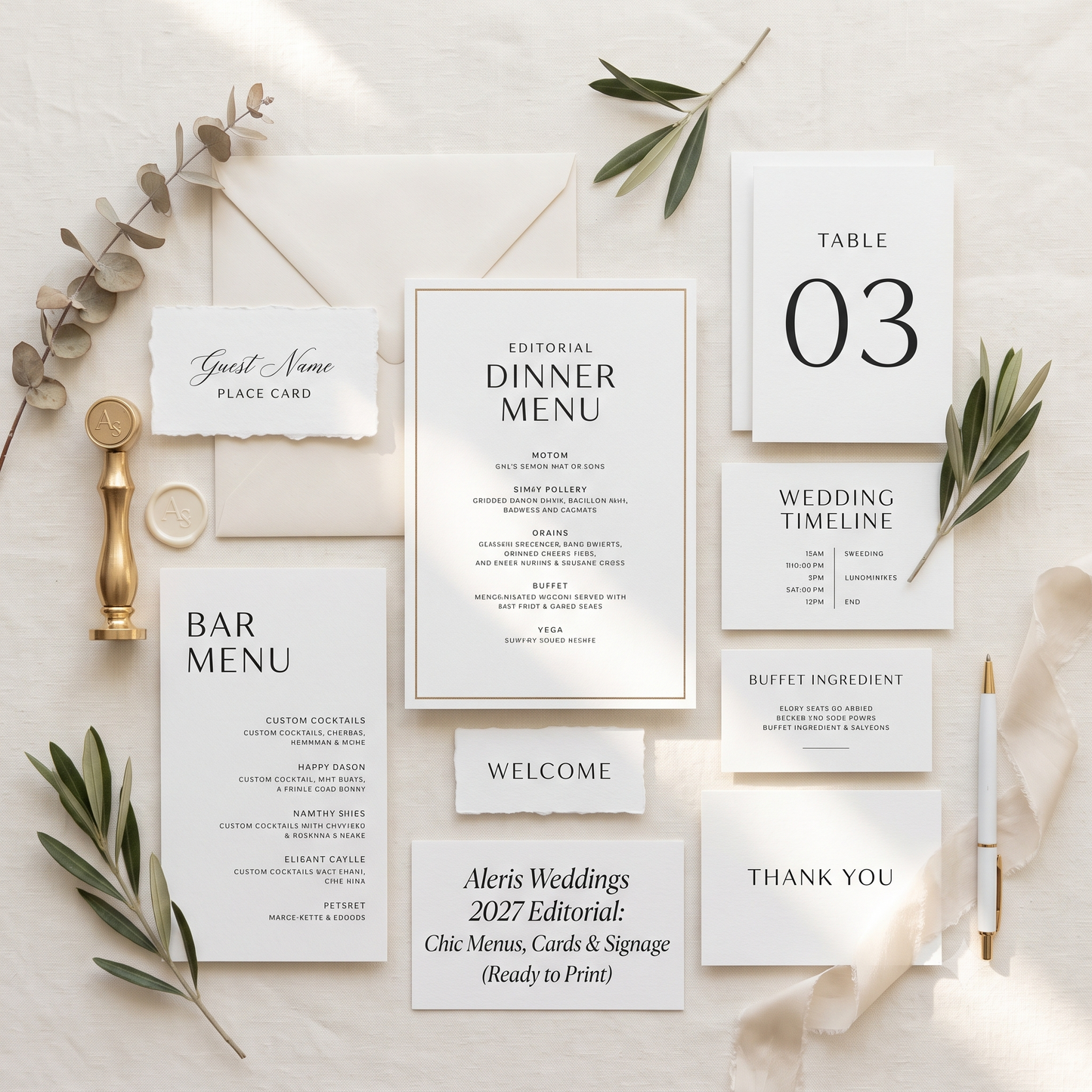 Aleris Weddings 2027 Editorial Suite